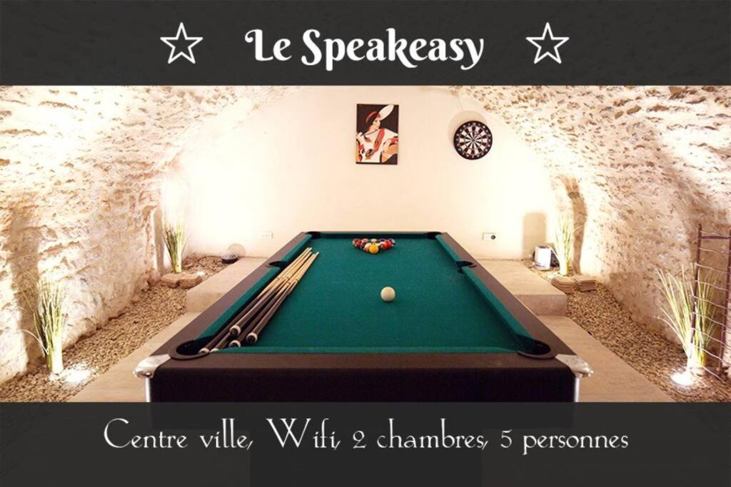 Le Speakeasy - Maison Avec Billard Auxerre Esterno foto